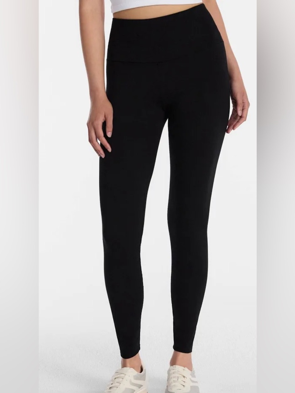 NWT No Boundaries High Rise Black Ankle Leggings. Sz L/XL
